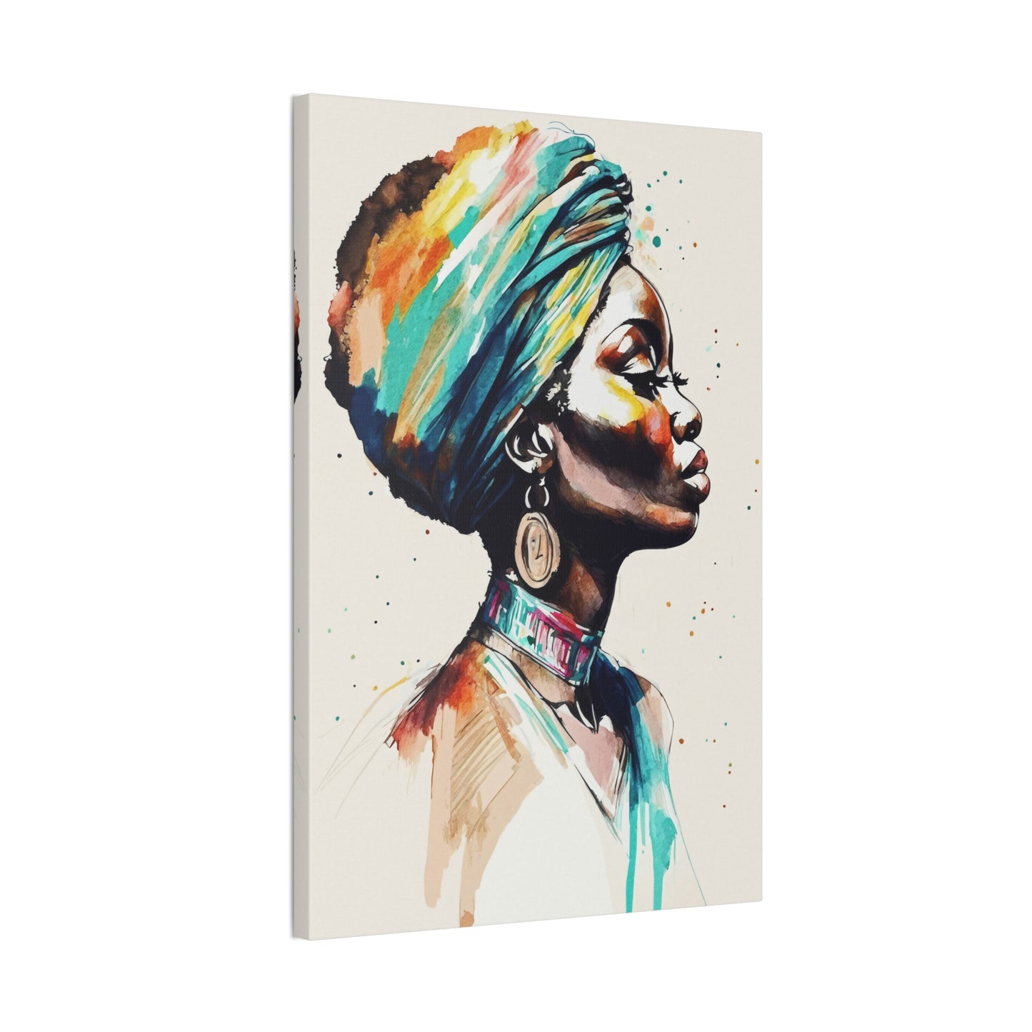 Nile Whisper Stretched Canvas Wall Art