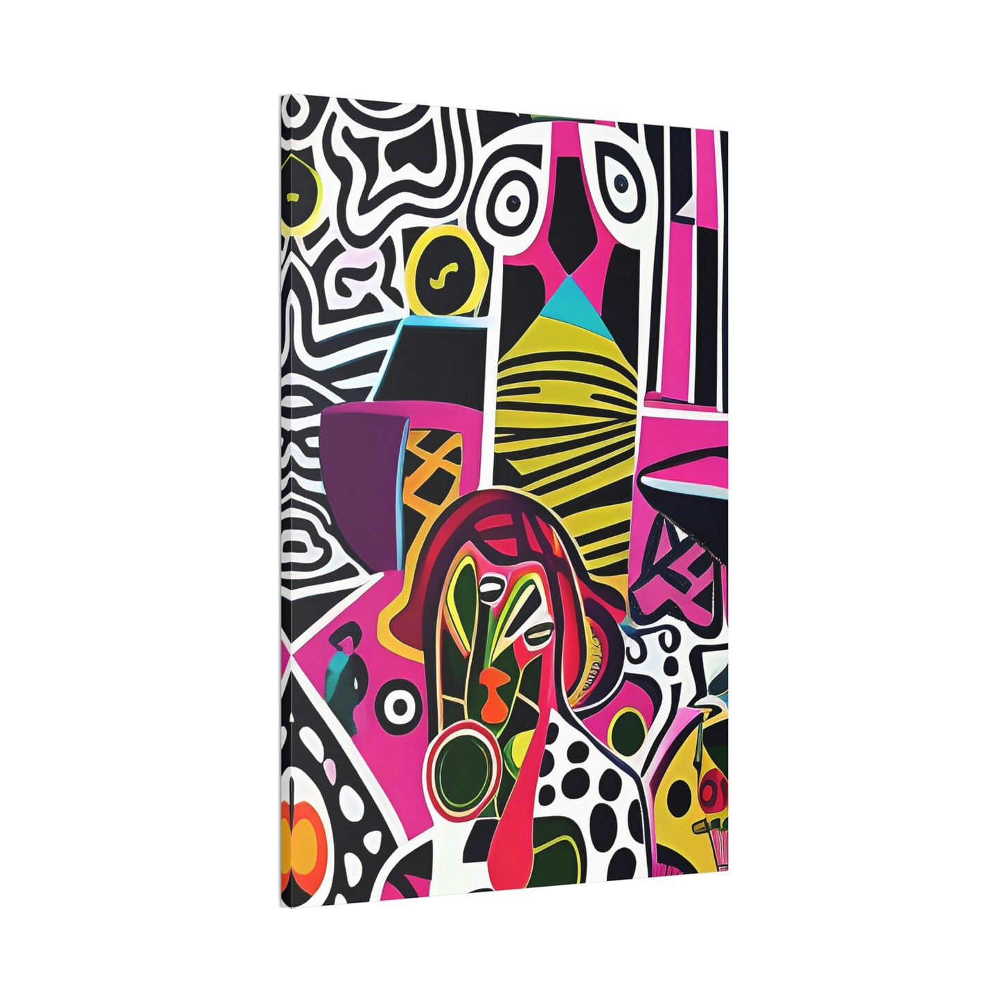 Nzingha Pulse Stretched Canvas Wall Art