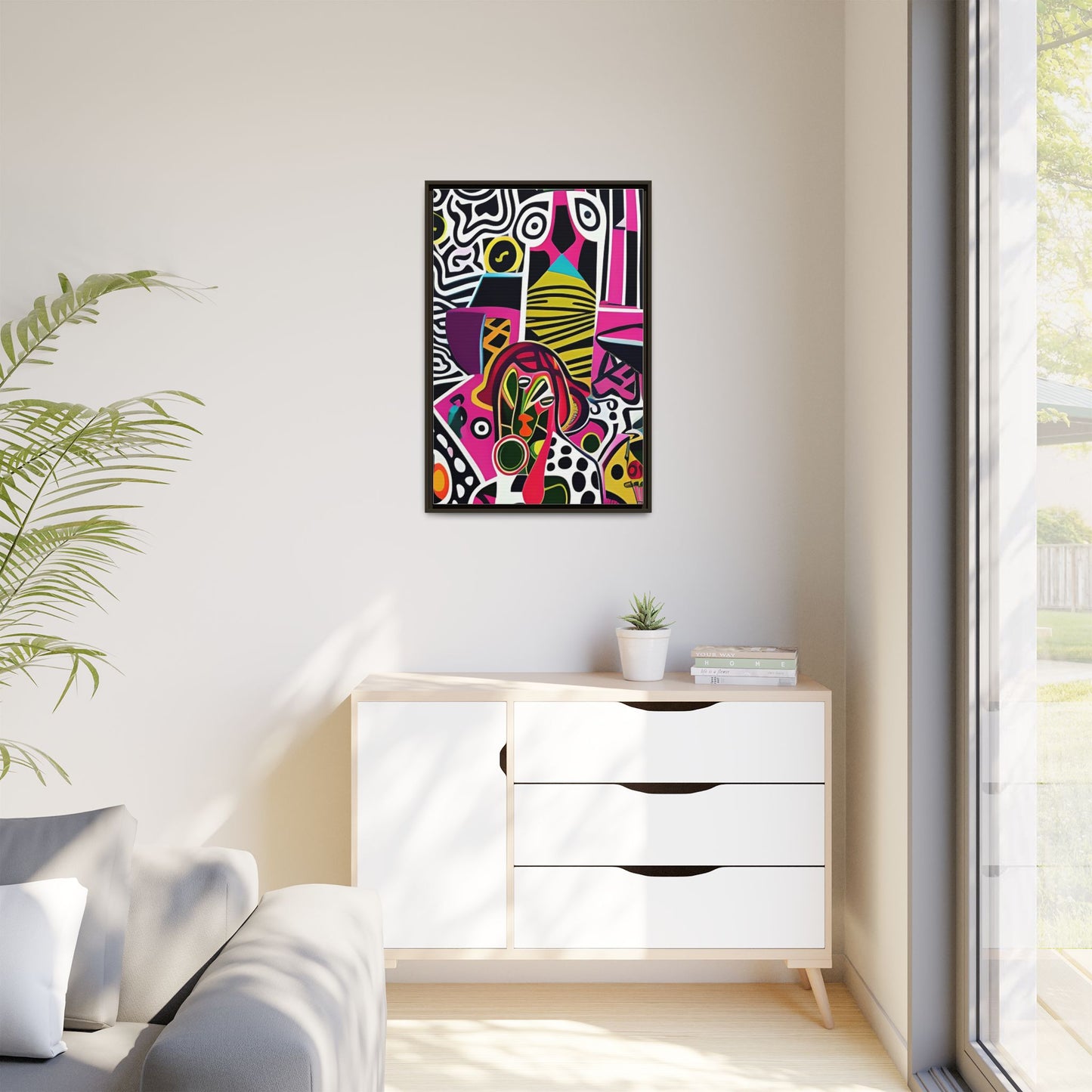 Nzingha Pulse Matte Canvas Wall Art