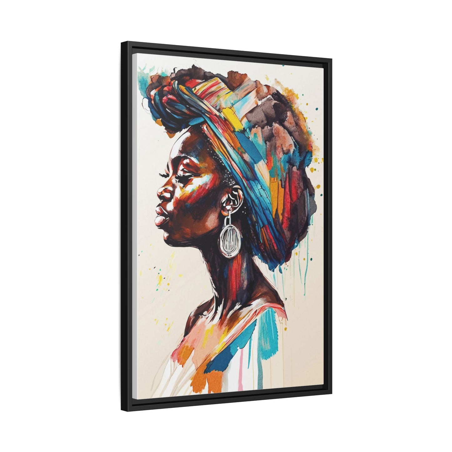 Nyoka Flame Matte Canvas Print
