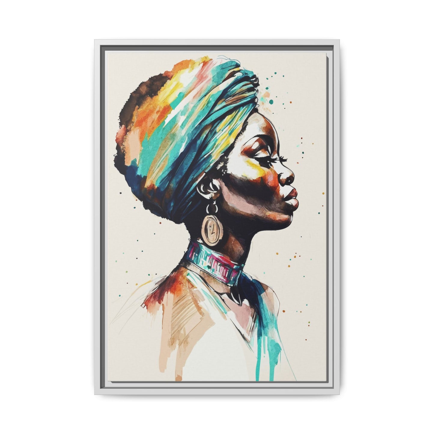 Nile Whisper Matte Canvas Print