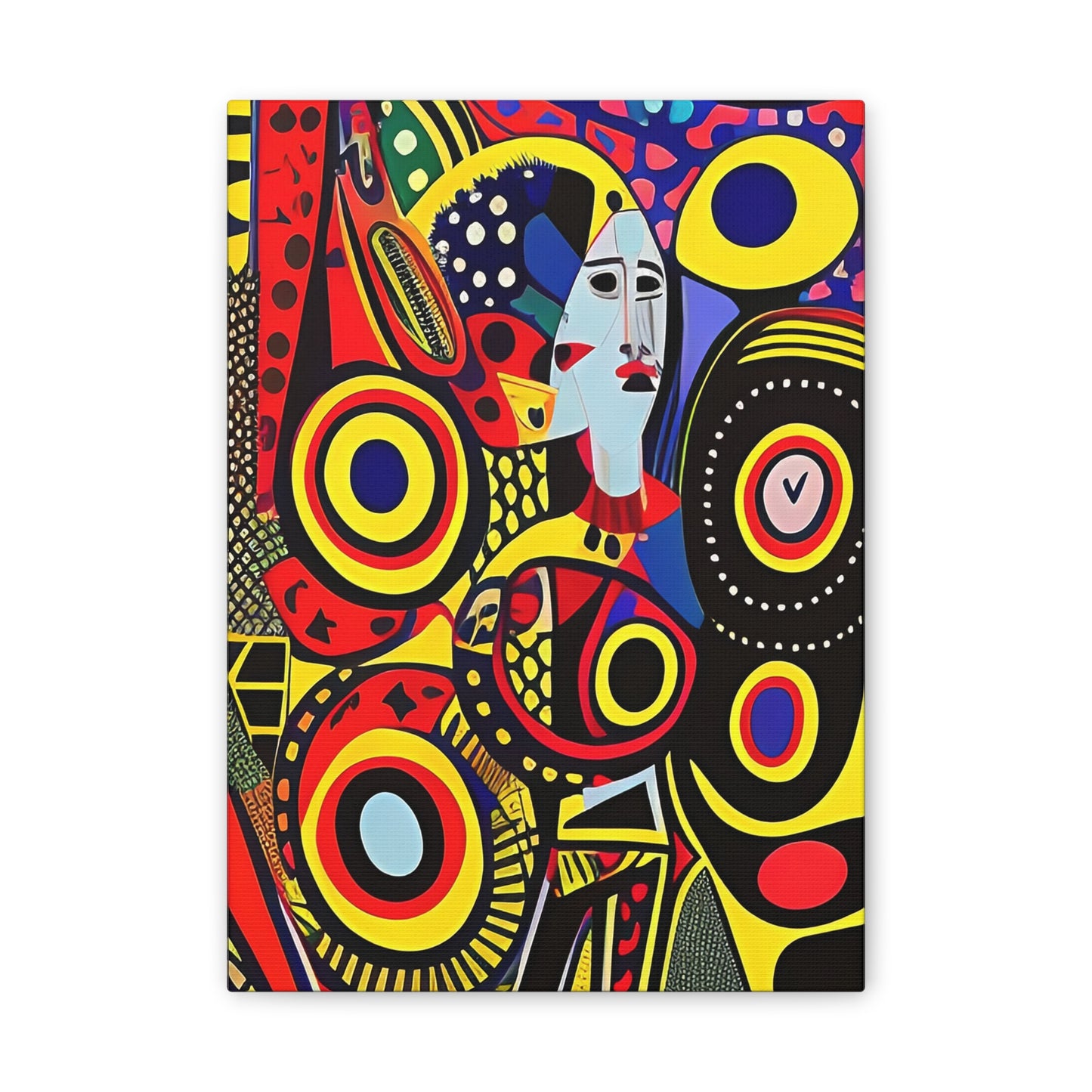 Okira Blaze Stretched Canvas Wall Art