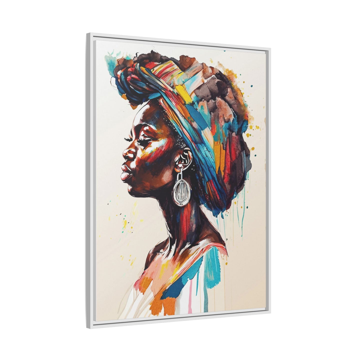 Nyoka Flame Matte Canvas Print