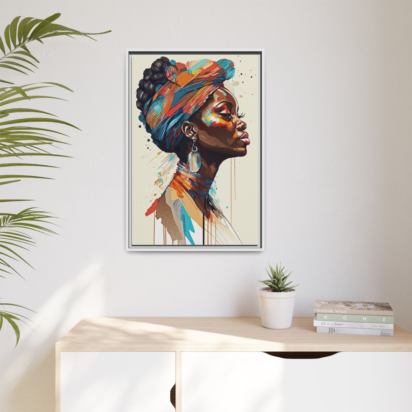 Indigo Spirit Matte Canvas Print