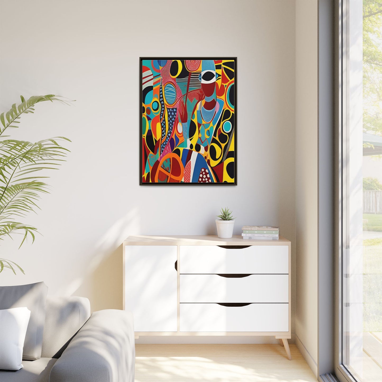 Ajora Veil Matte Canvas Wall Art