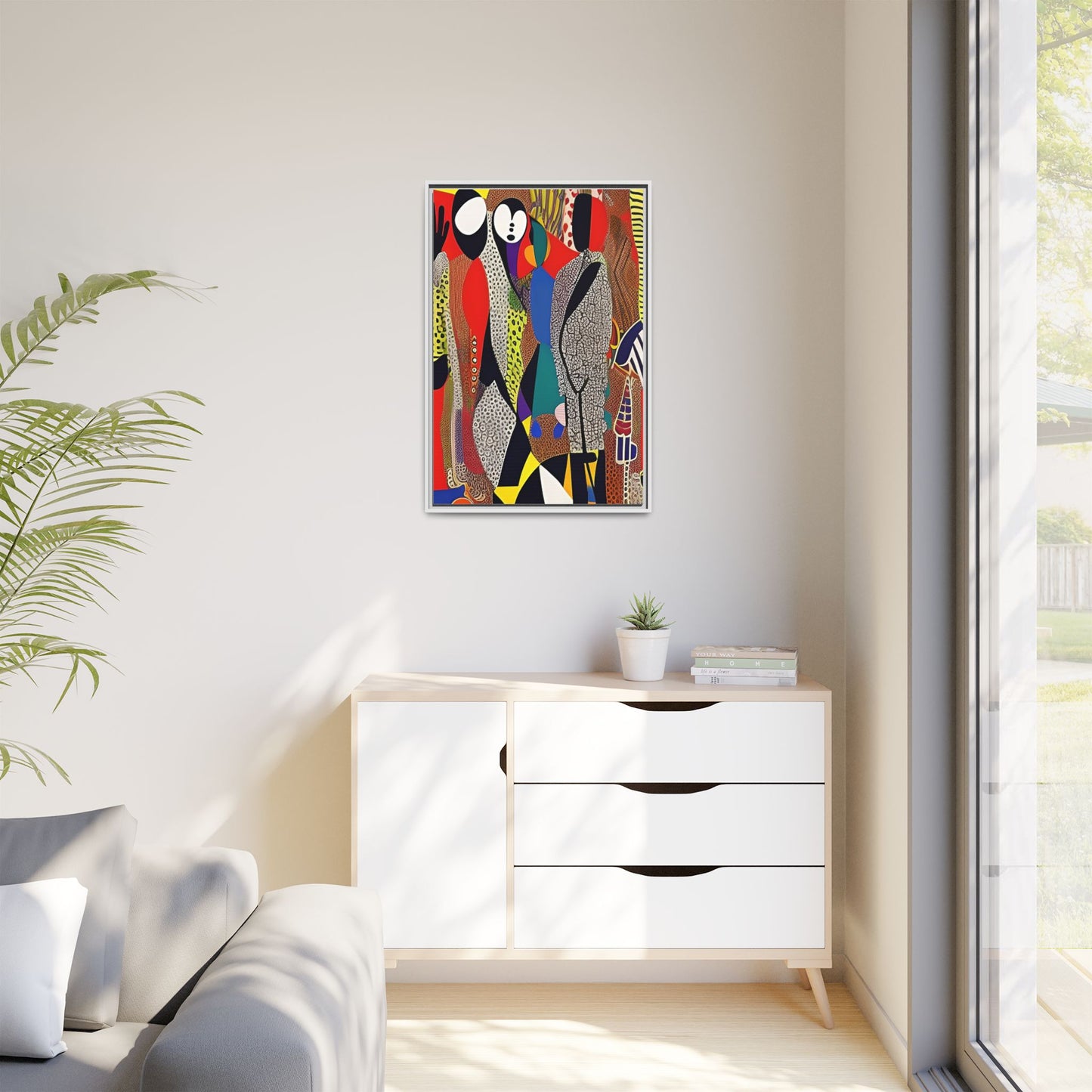 Muti Veins Matte Canvas Wall Art
