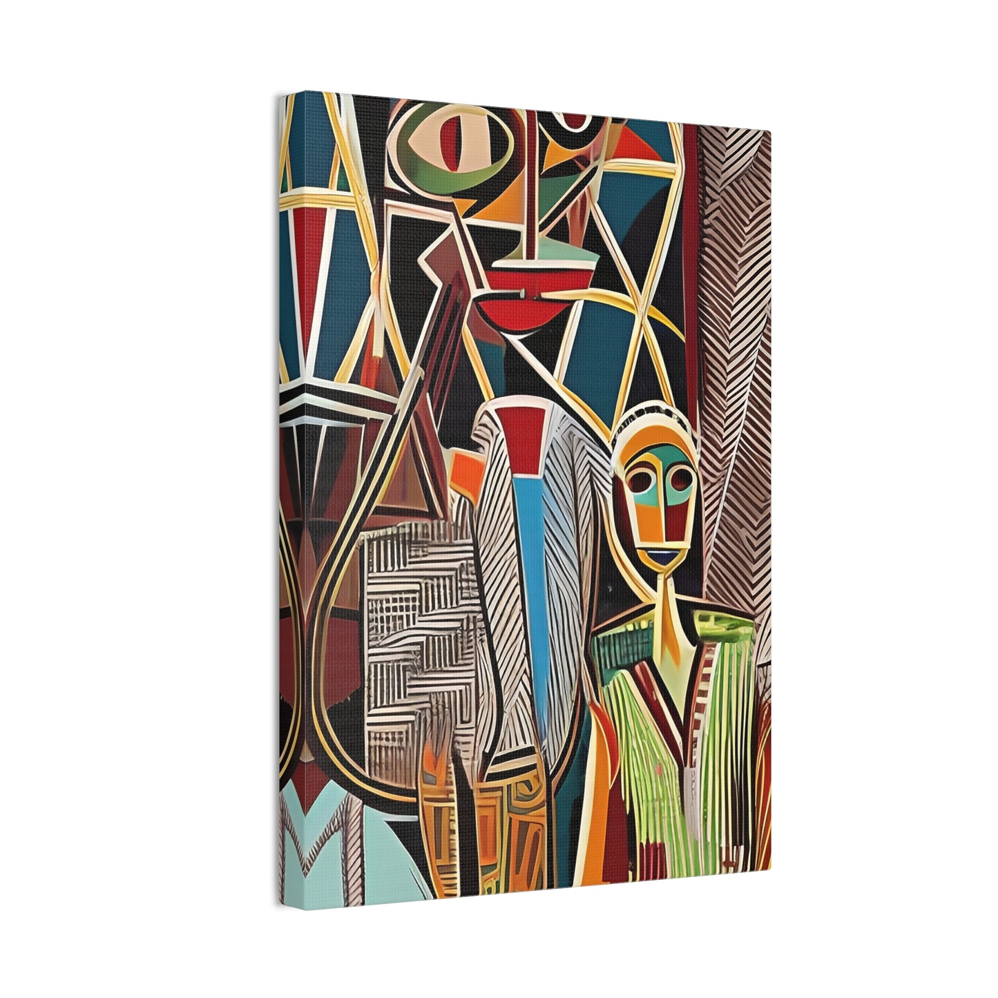 Moya Threads Stretched Canvas Wall Art
