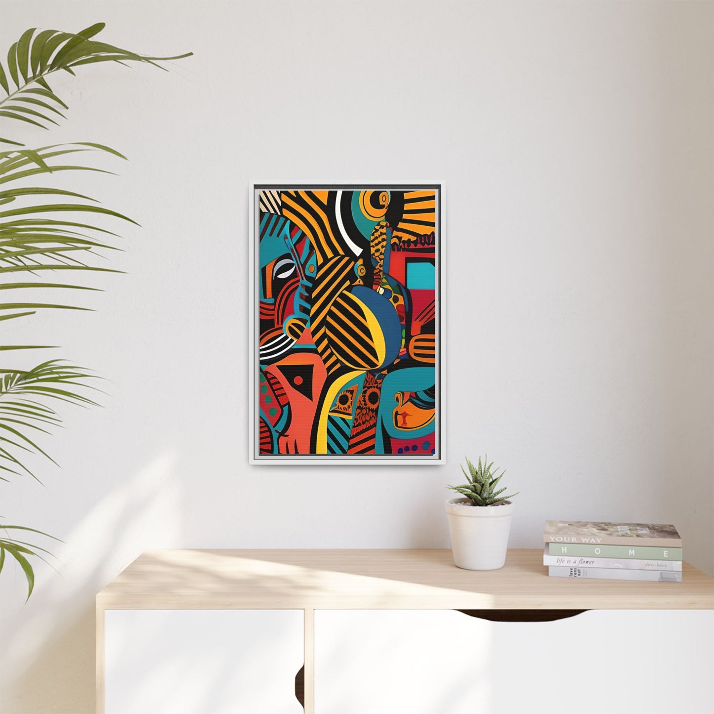 Sankofa Blaze Matte Canvas Wall Art