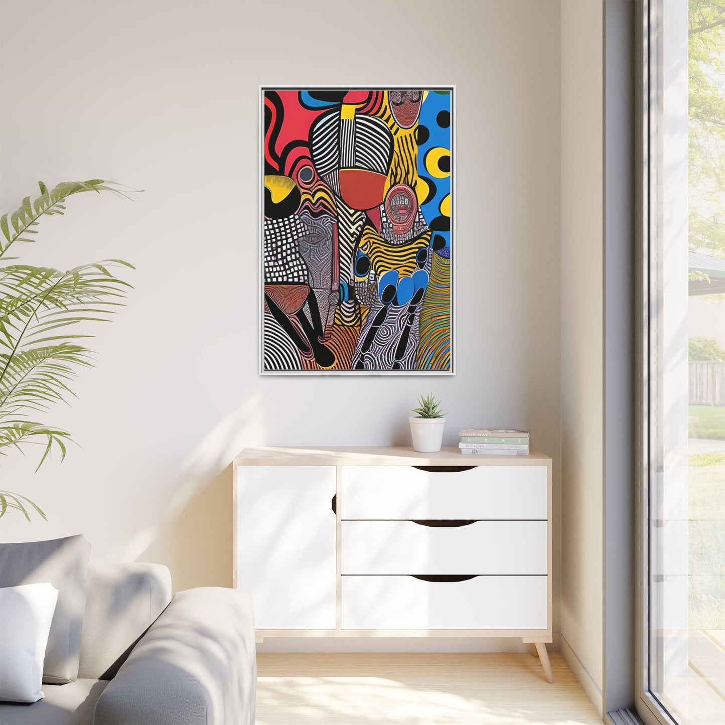 Luba Current Matte Canvas Wall Art