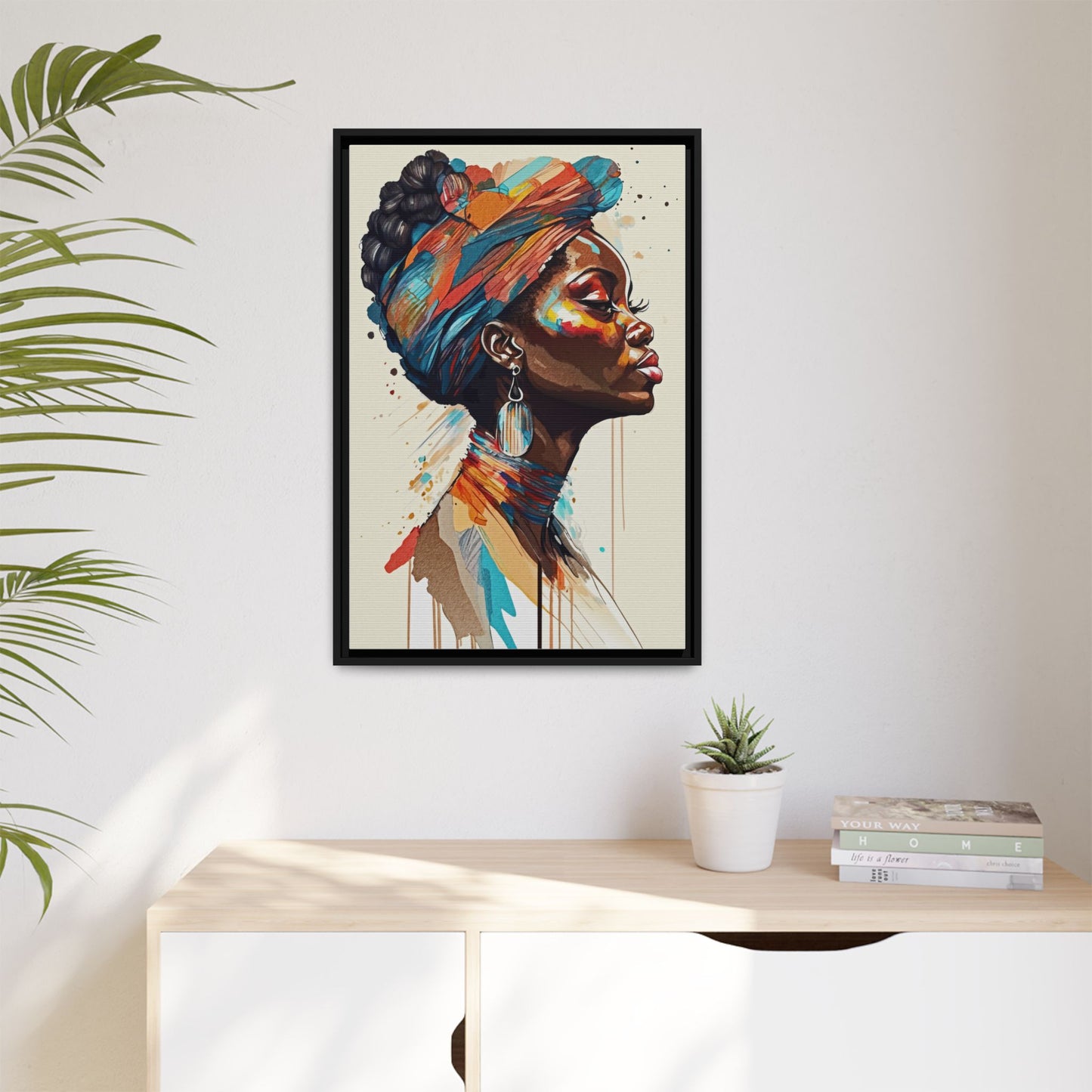 Indigo Spirit Matte Canvas Print