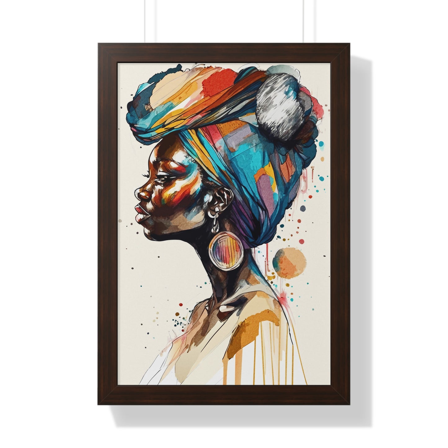 Afia Moon Framed Wall Art