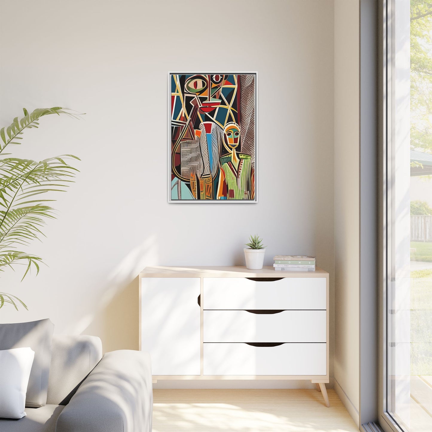 Moya Threads Matte Canvas Wall Art