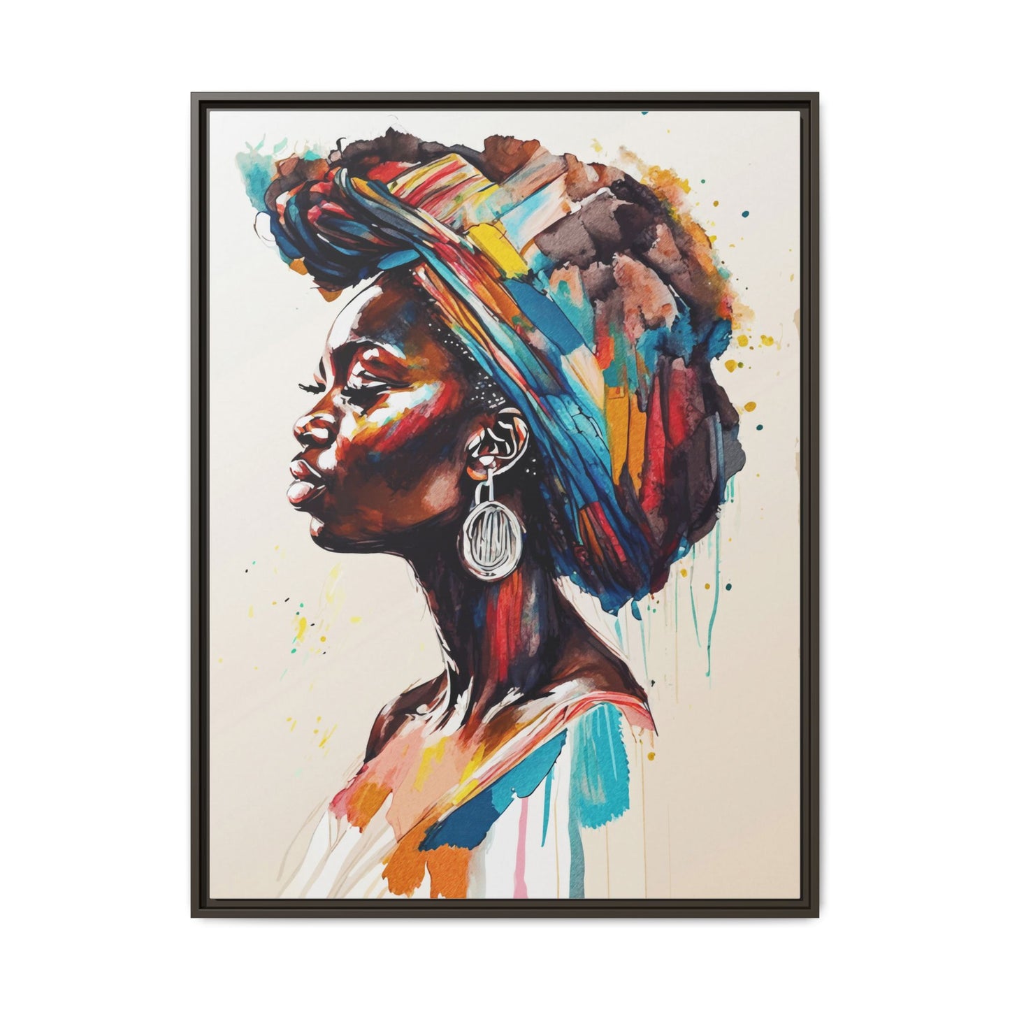 Nyoka Flame Matte Canvas Print