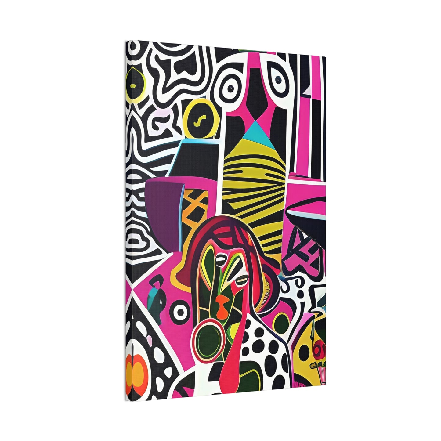 Nzingha Pulse Stretched Canvas Wall Art