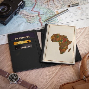 Tapestry of Africa Passport Cover
