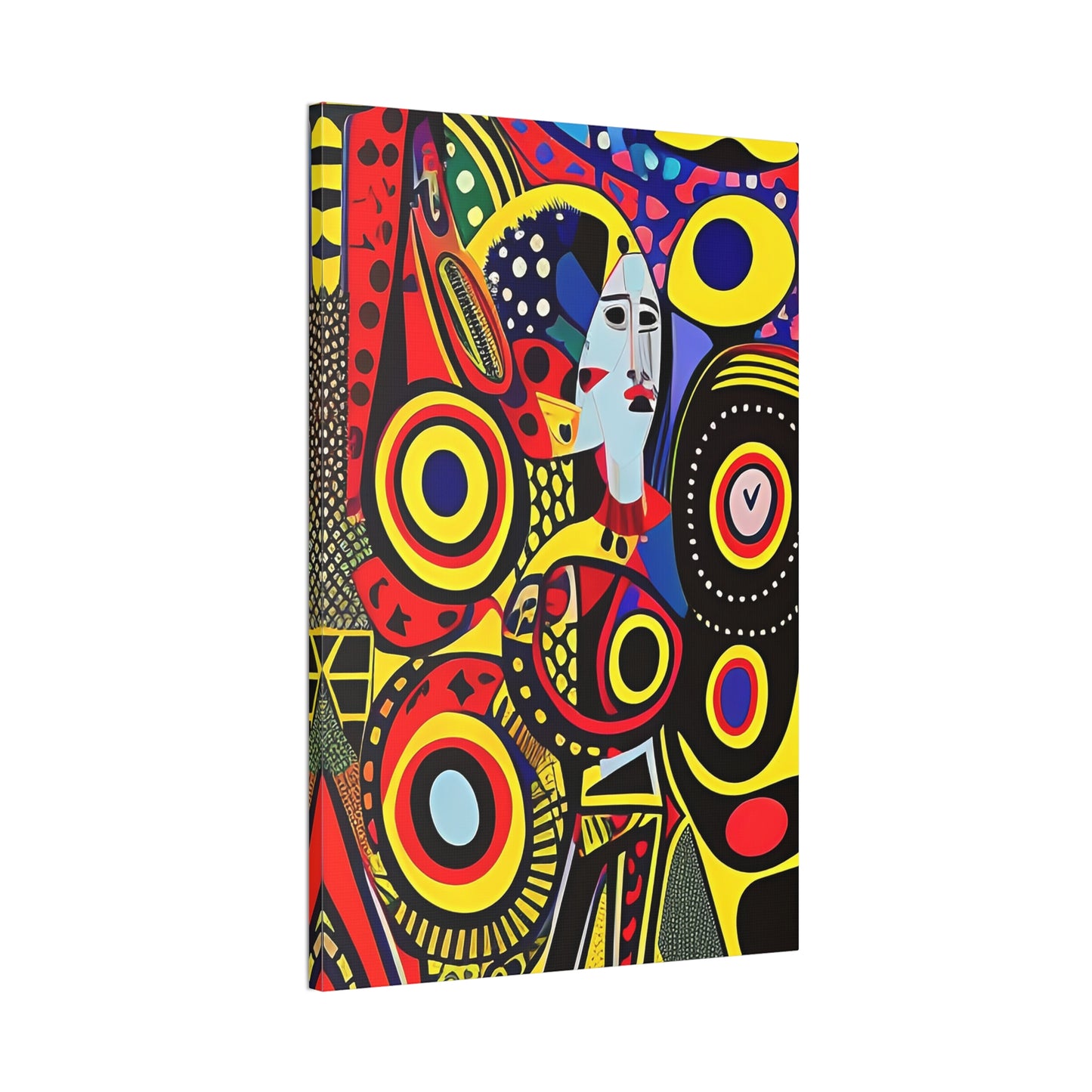 Okira Blaze Stretched Canvas Wall Art
