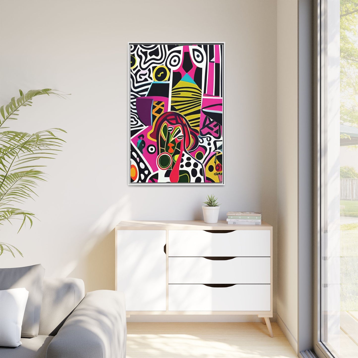 Nzingha Pulse Matte Canvas Wall Art