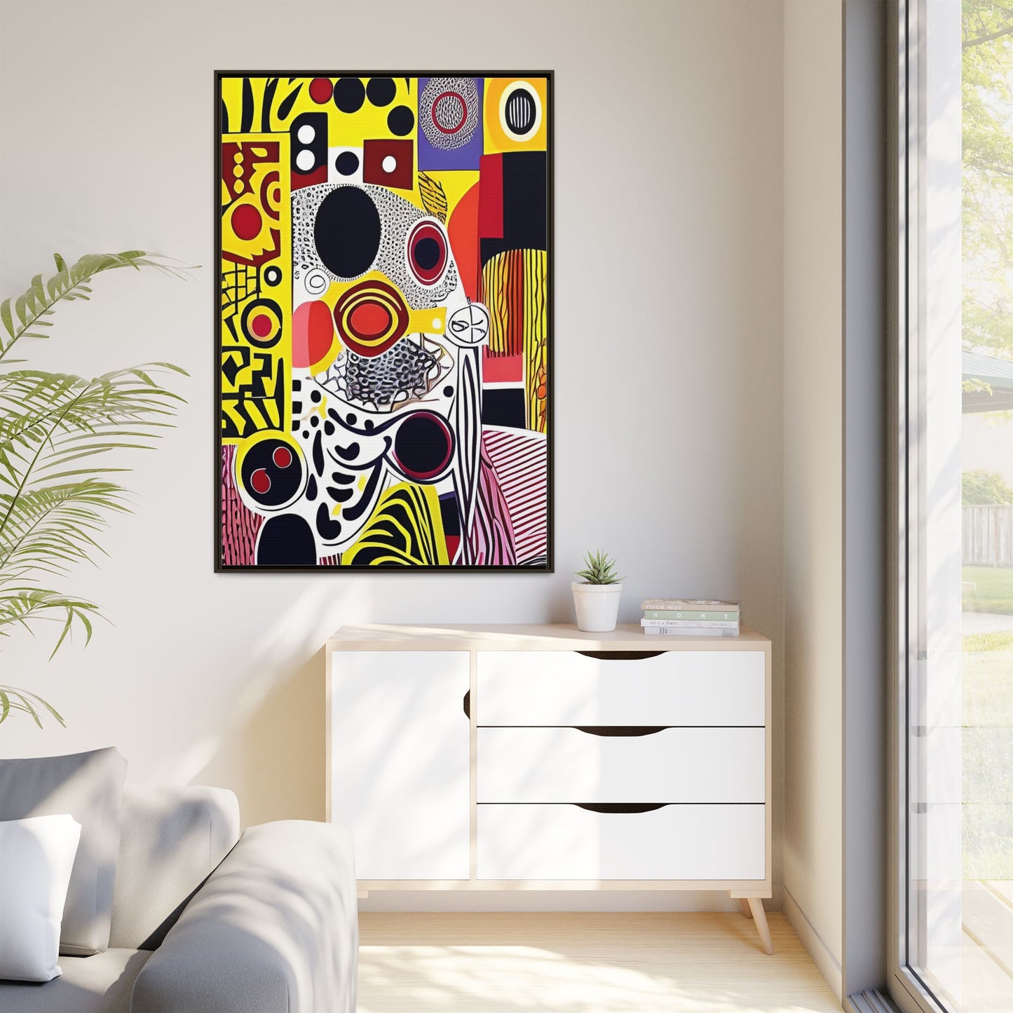 Zamani Echo Matte Canvas Wall Art