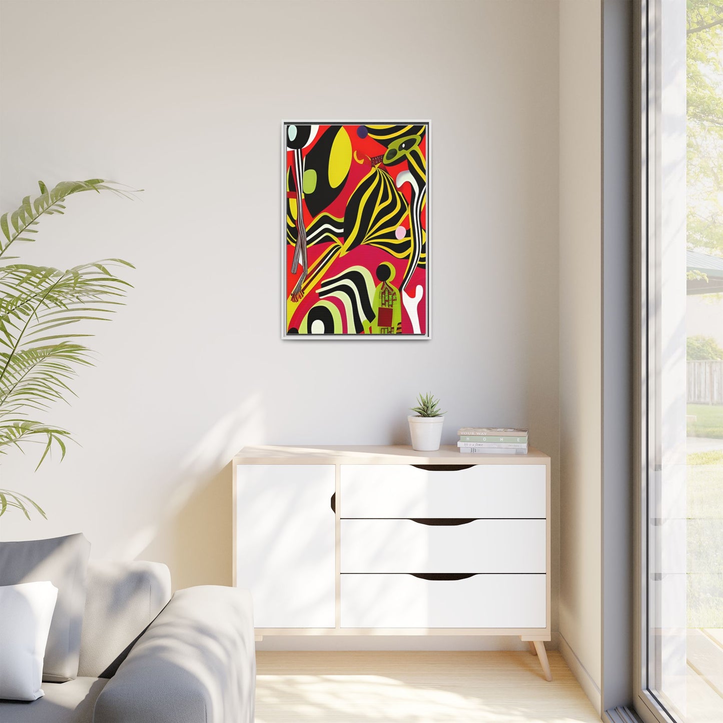 Ngoma Drift Matte Canvas Wall Art
