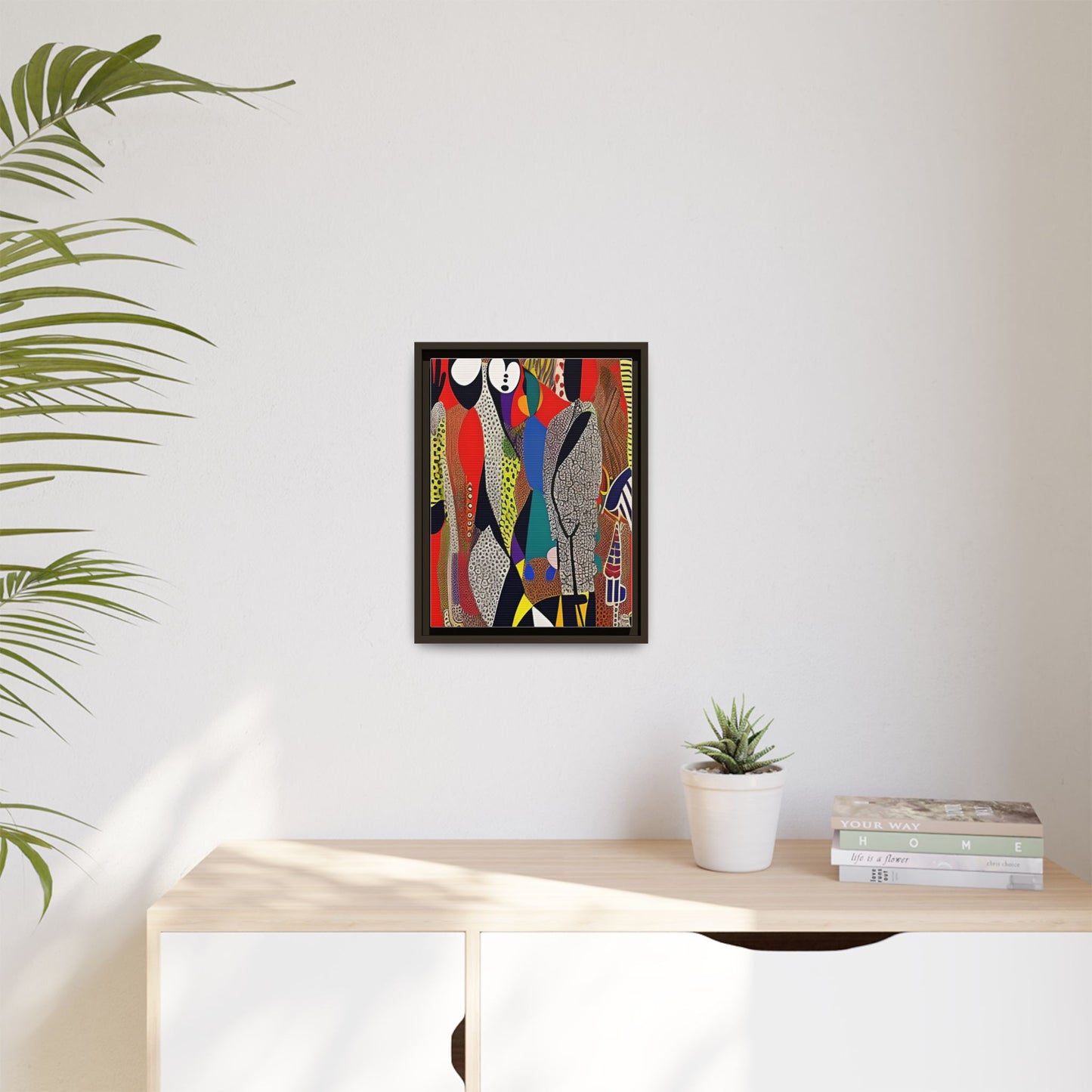 Muti Veins Matte Canvas Wall Art