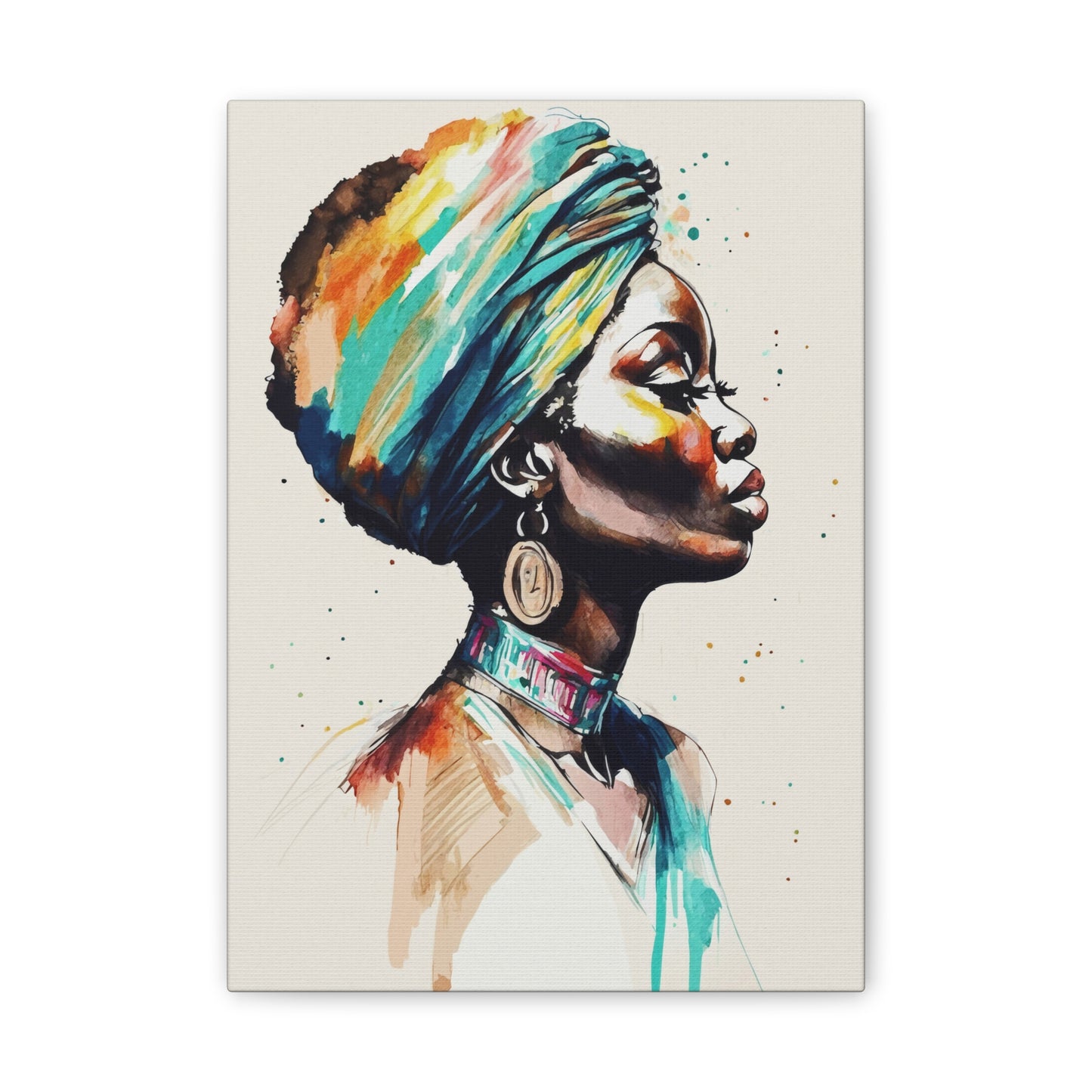 Nile Whisper Stretched Canvas Wall Art
