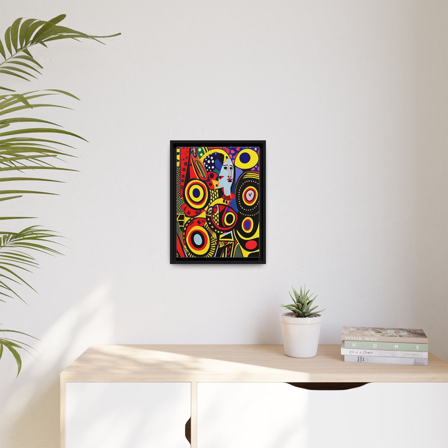 Okira Blaze Matte Canvas Wall Art