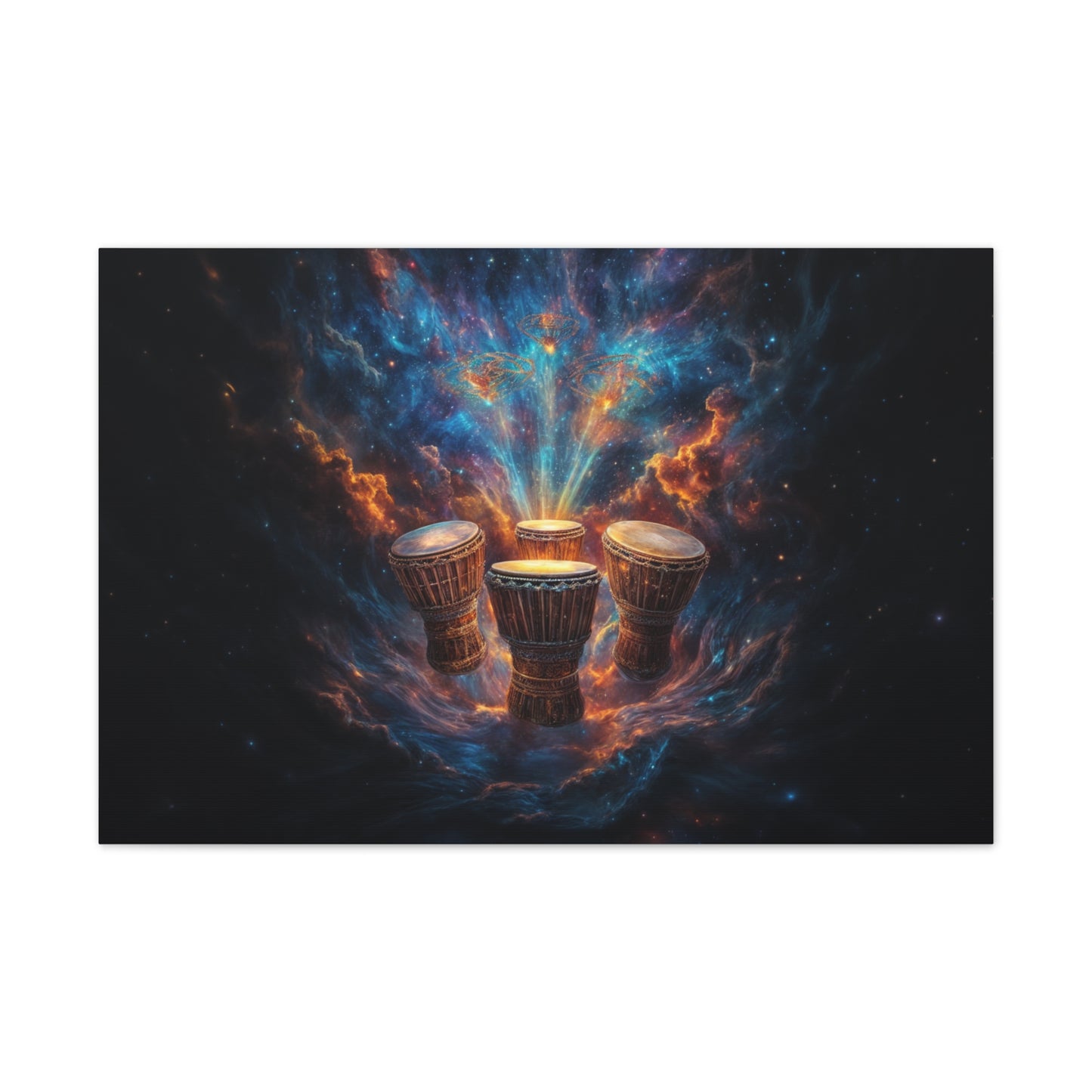 Cosmic Drum Canvas Wall Art