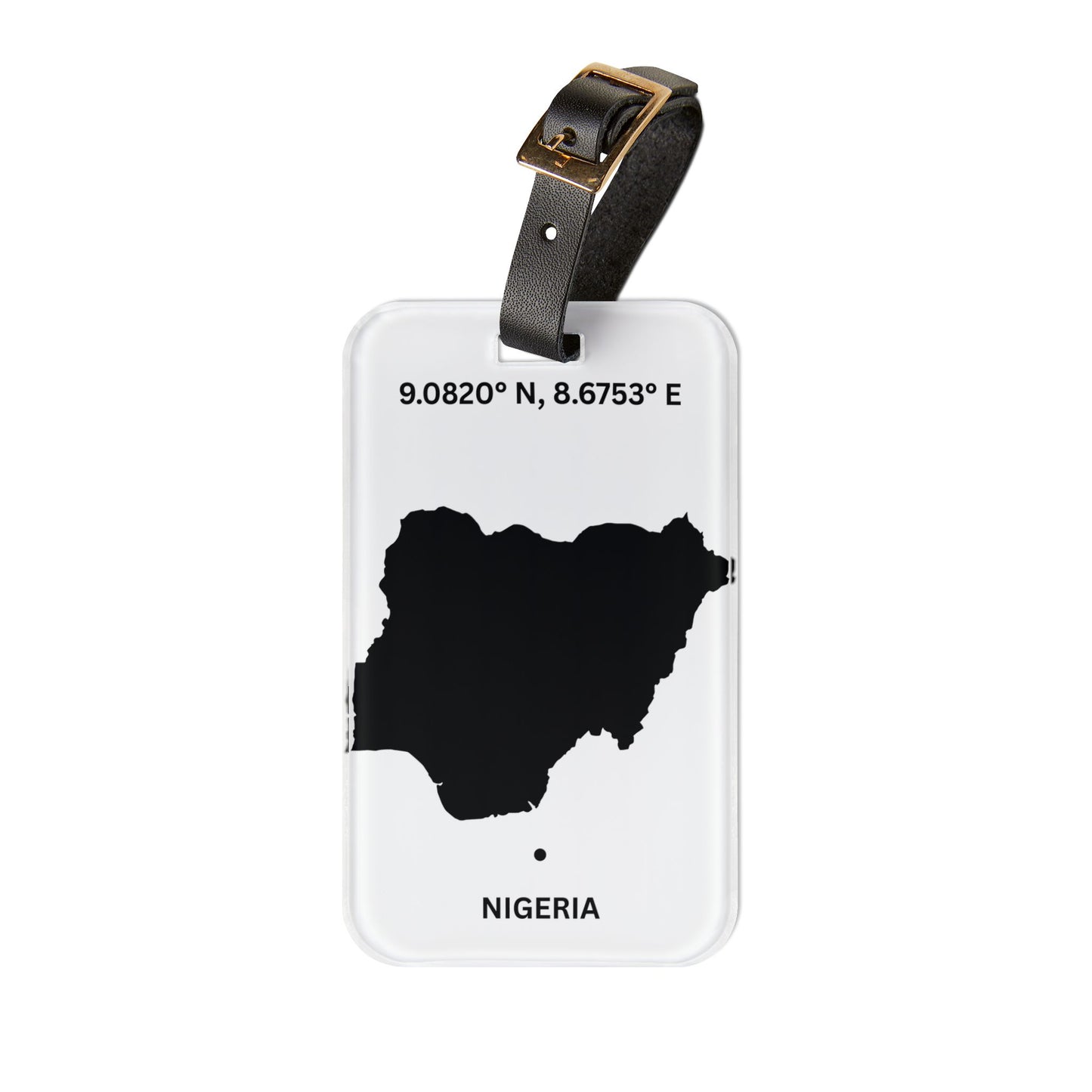 Latitude Nigeria Luggage Tag