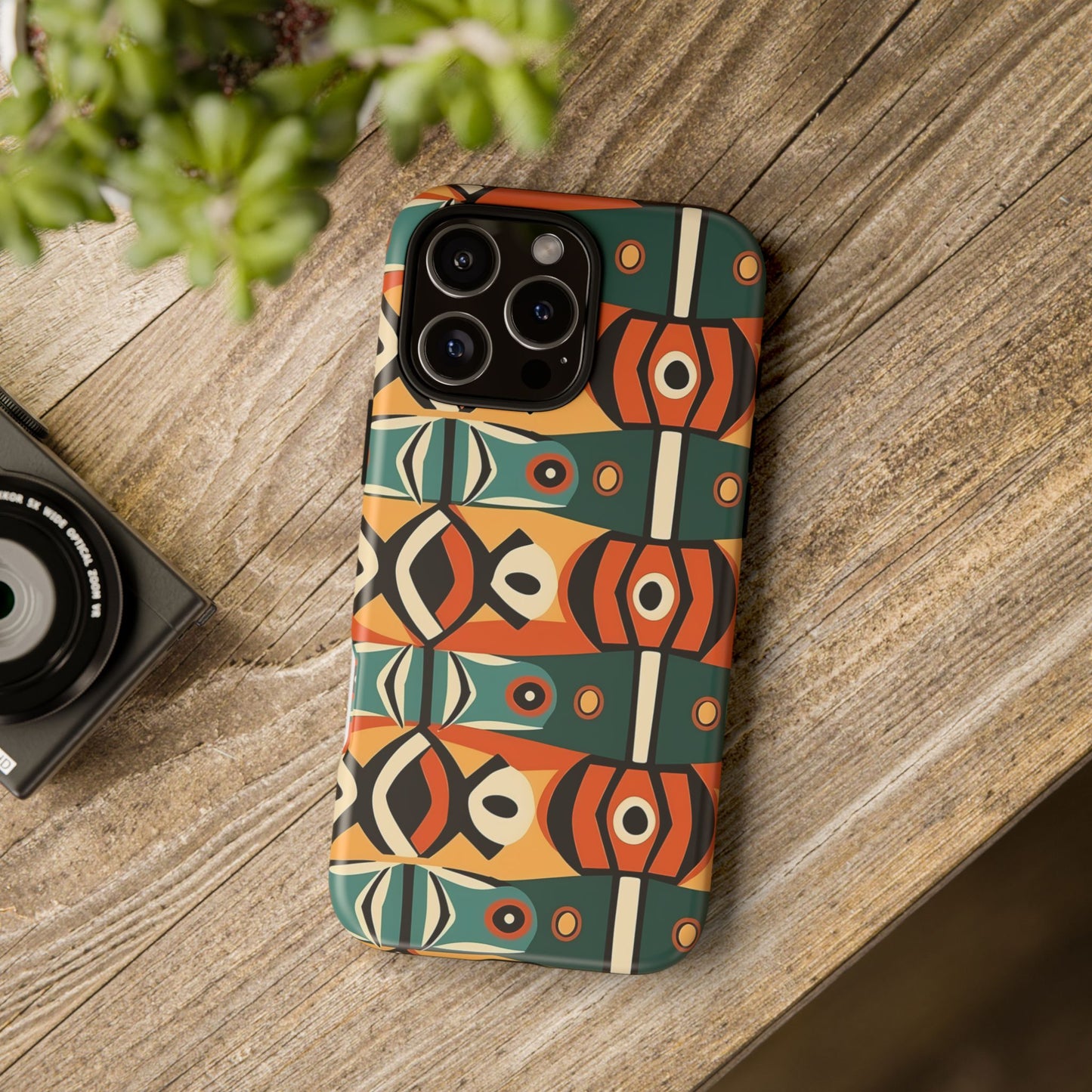 Retro Tribal Tough Case for iPhone®