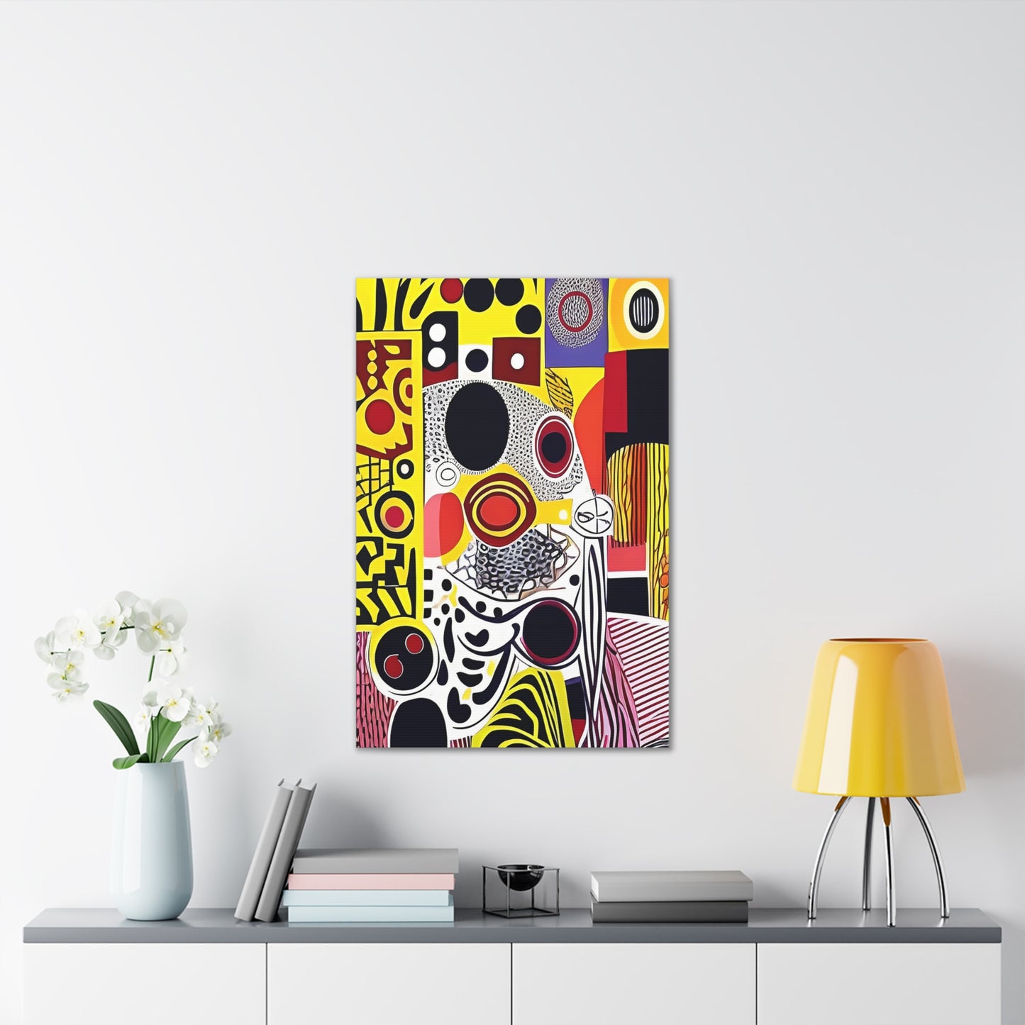 Zamani Echo Stretched Canvas Wall Art