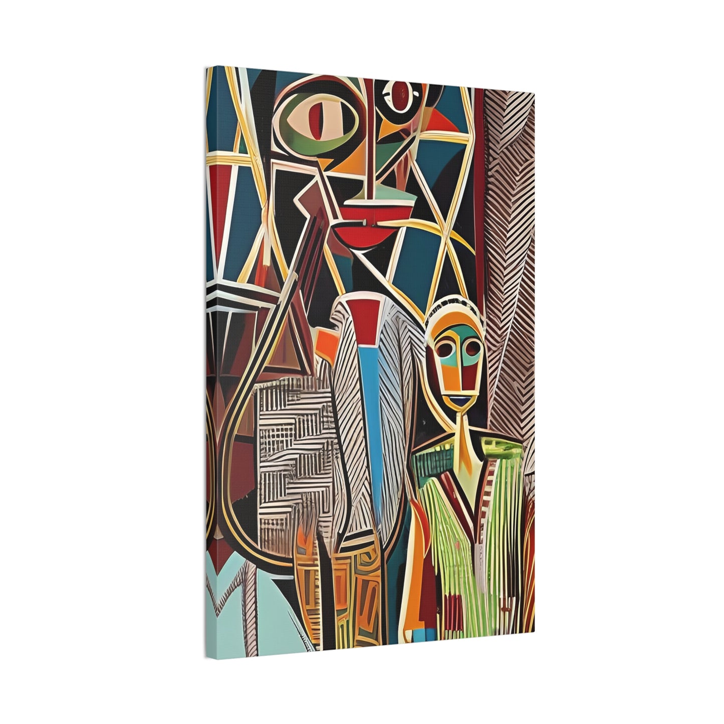 Moya Threads Stretched Canvas Wall Art
