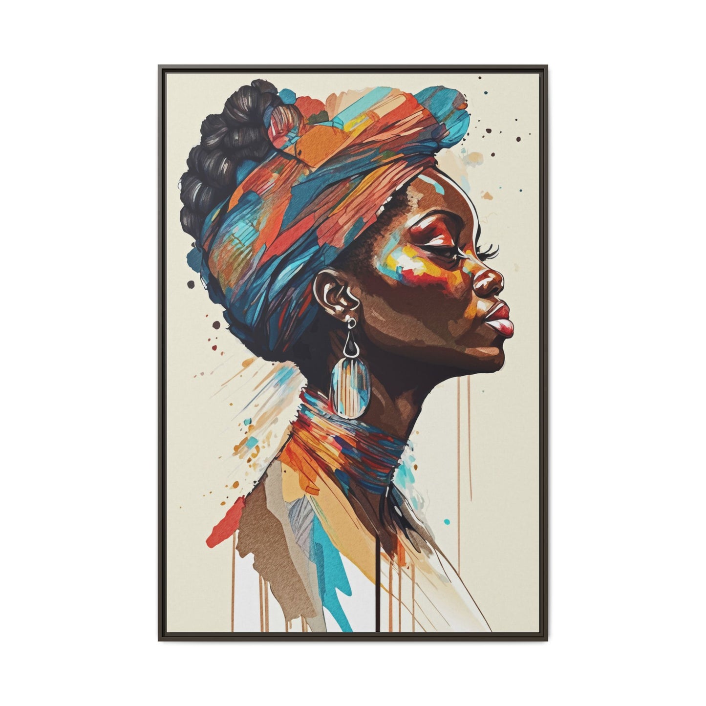 Indigo Spirit Matte Canvas Print