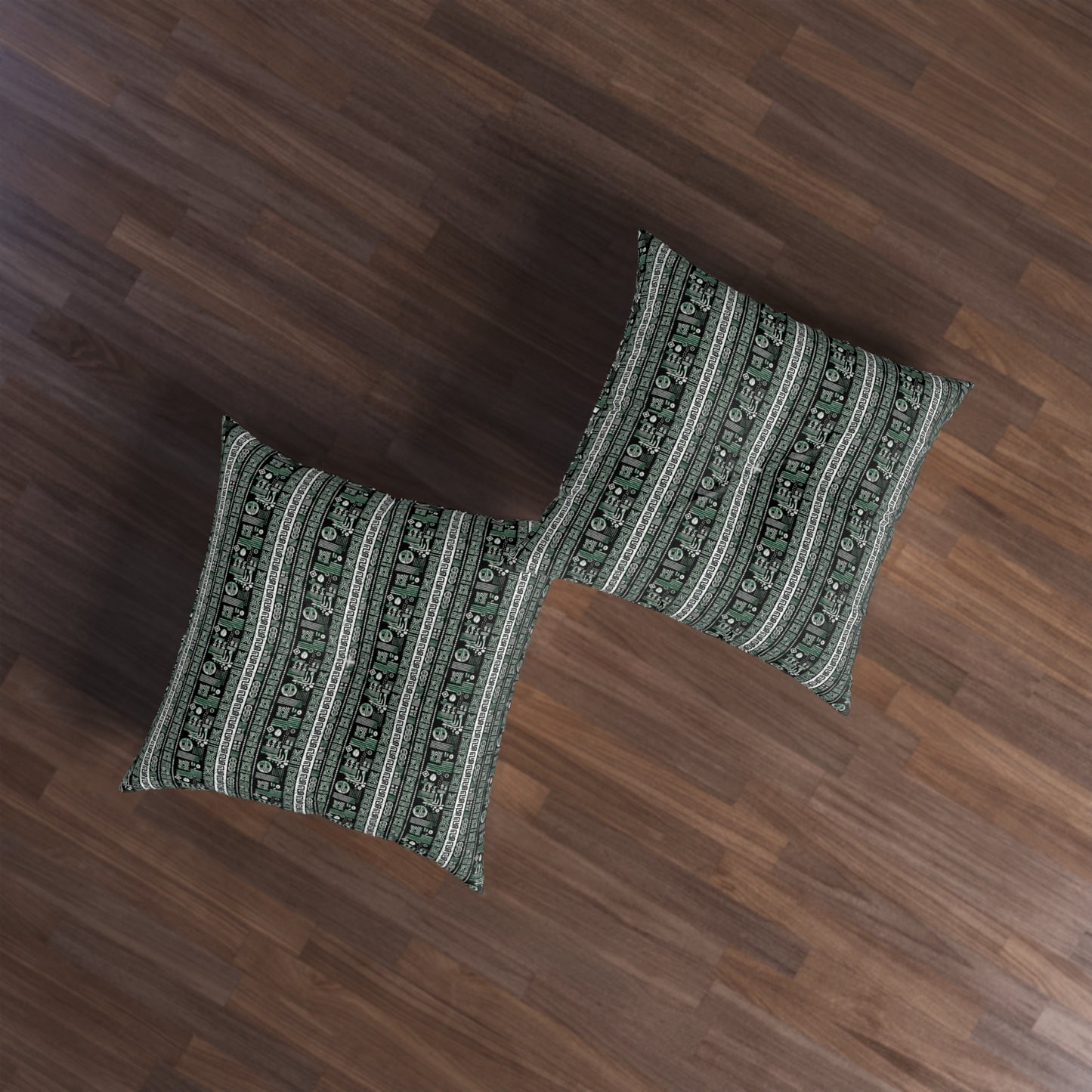 Timbuktu Textures Bohemian Tufted Floor Pillow