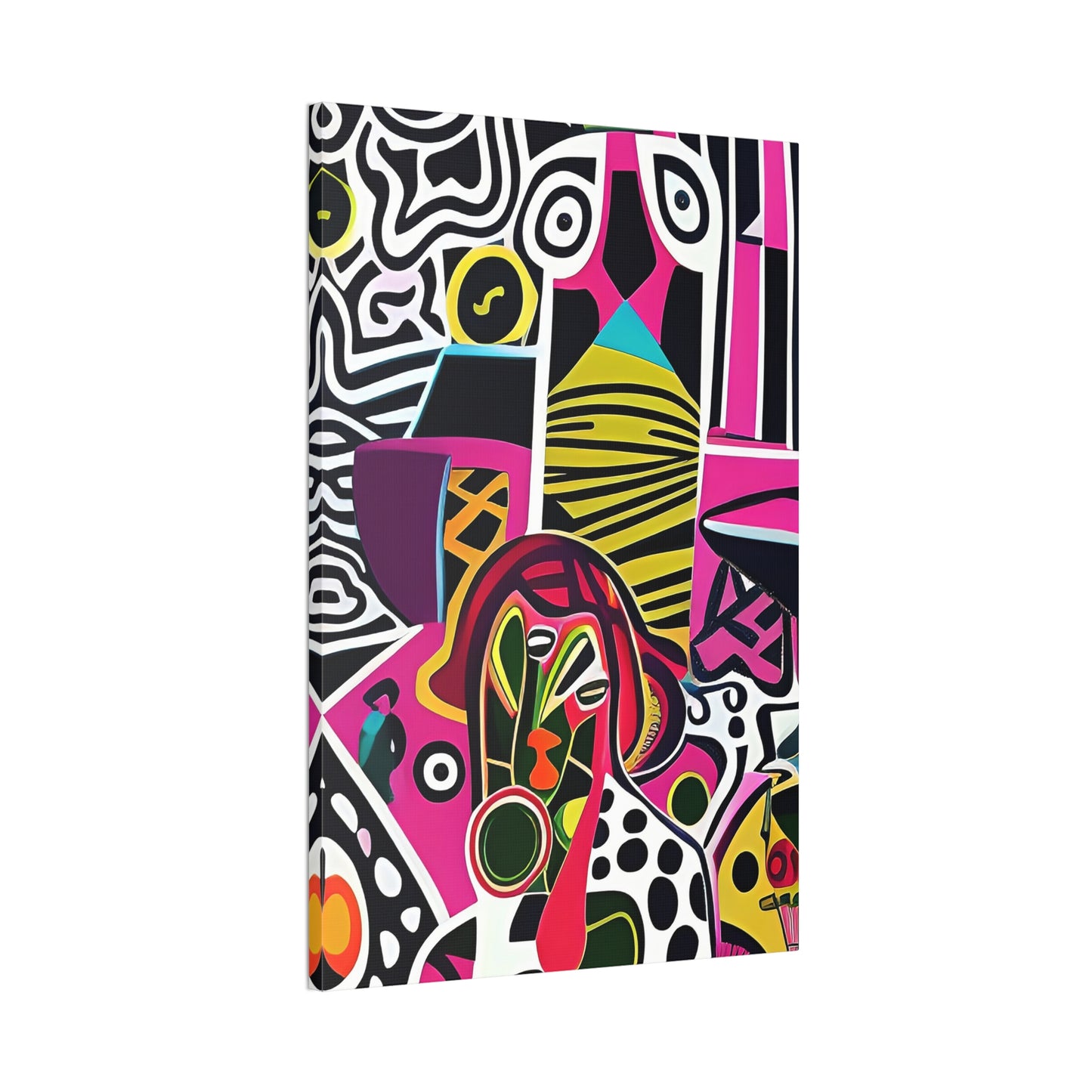 Nzingha Pulse Stretched Canvas Wall Art