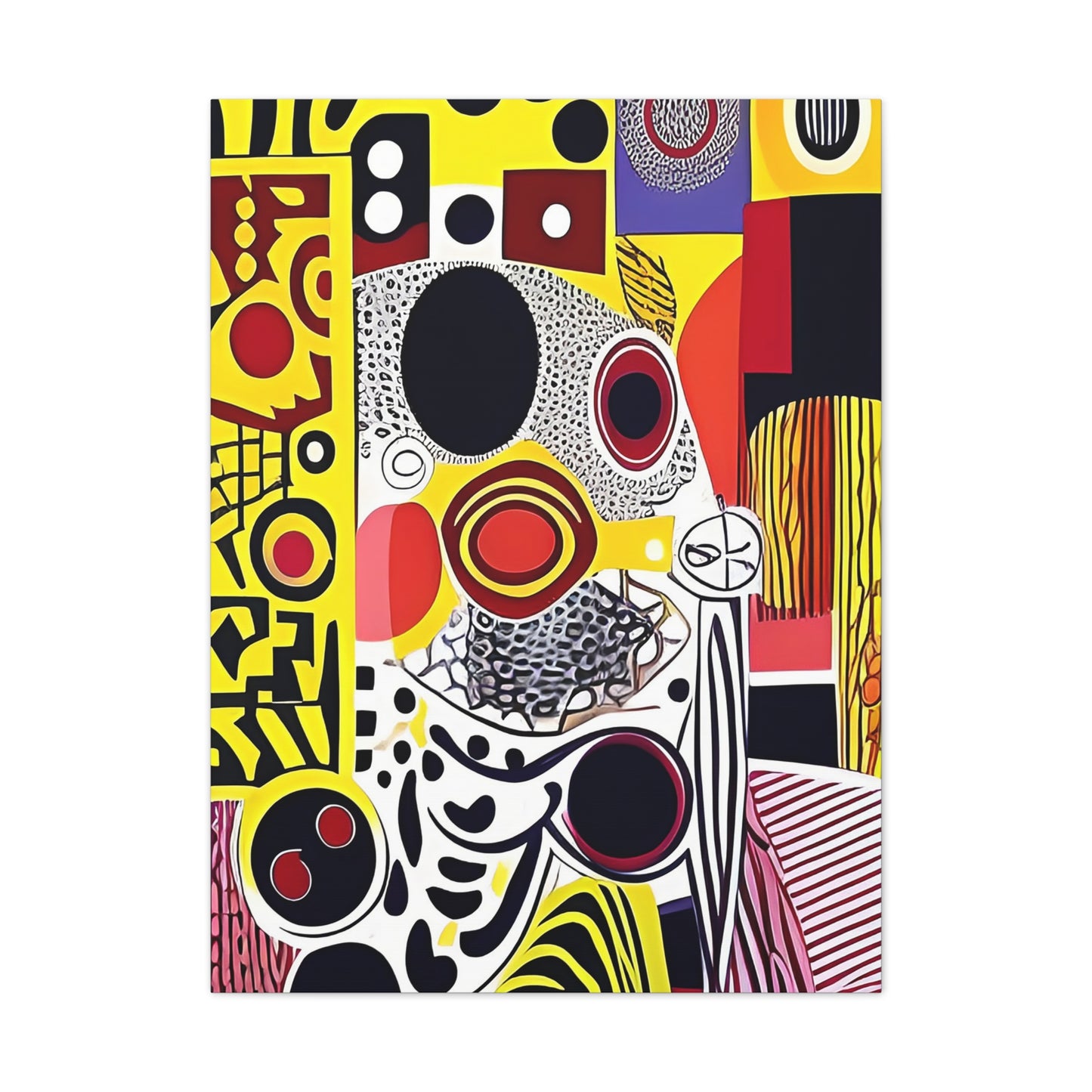Zamani Echo Stretched Canvas Wall Art