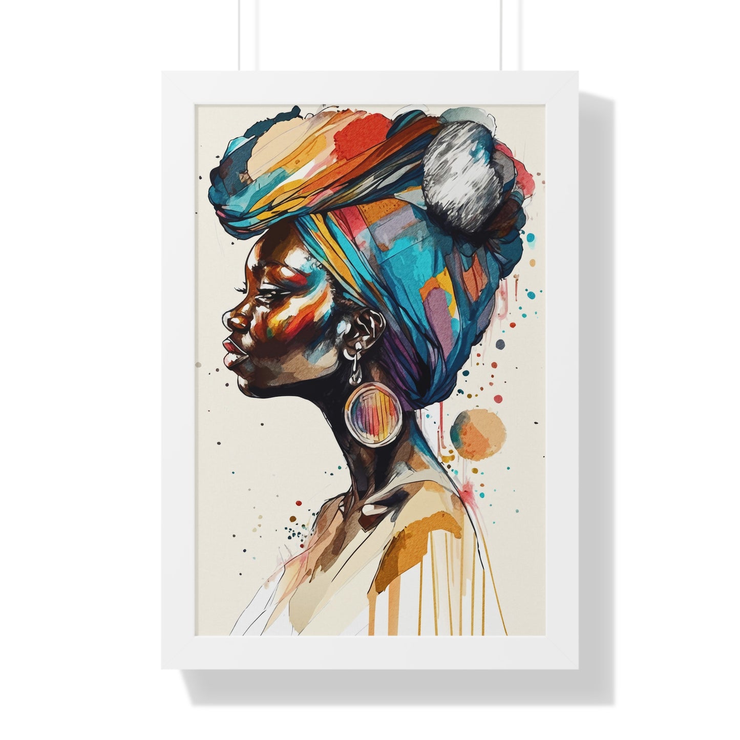 Afia Moon Framed Wall Art