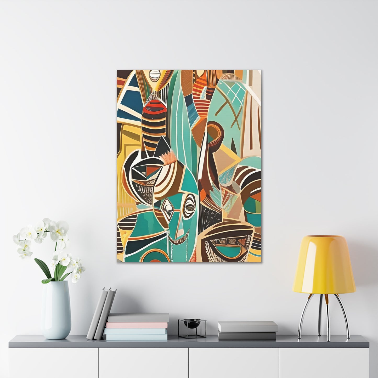 Isimi Flow Stretched Canvas Wall Art