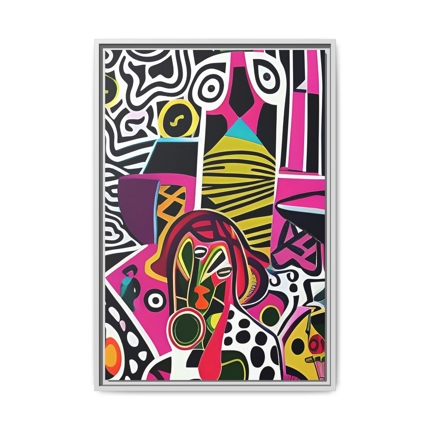 Nzingha Pulse Matte Canvas Wall Art