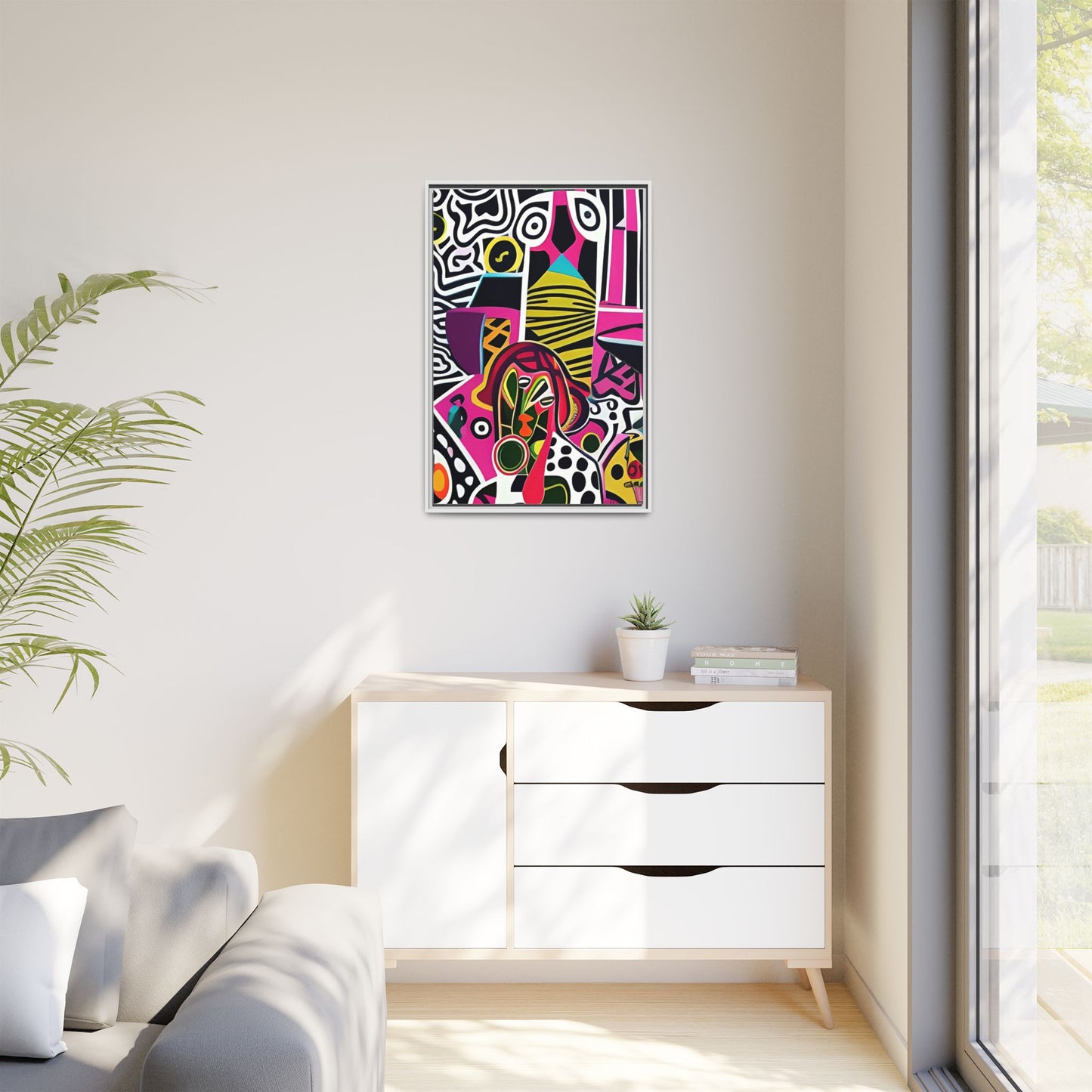 Nzingha Pulse Matte Canvas Wall Art