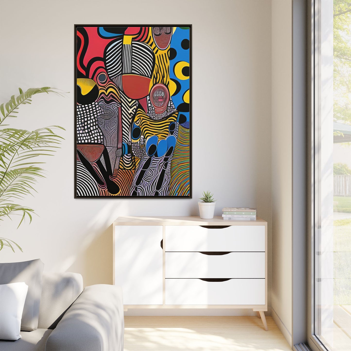 Luba Current Matte Canvas Wall Art