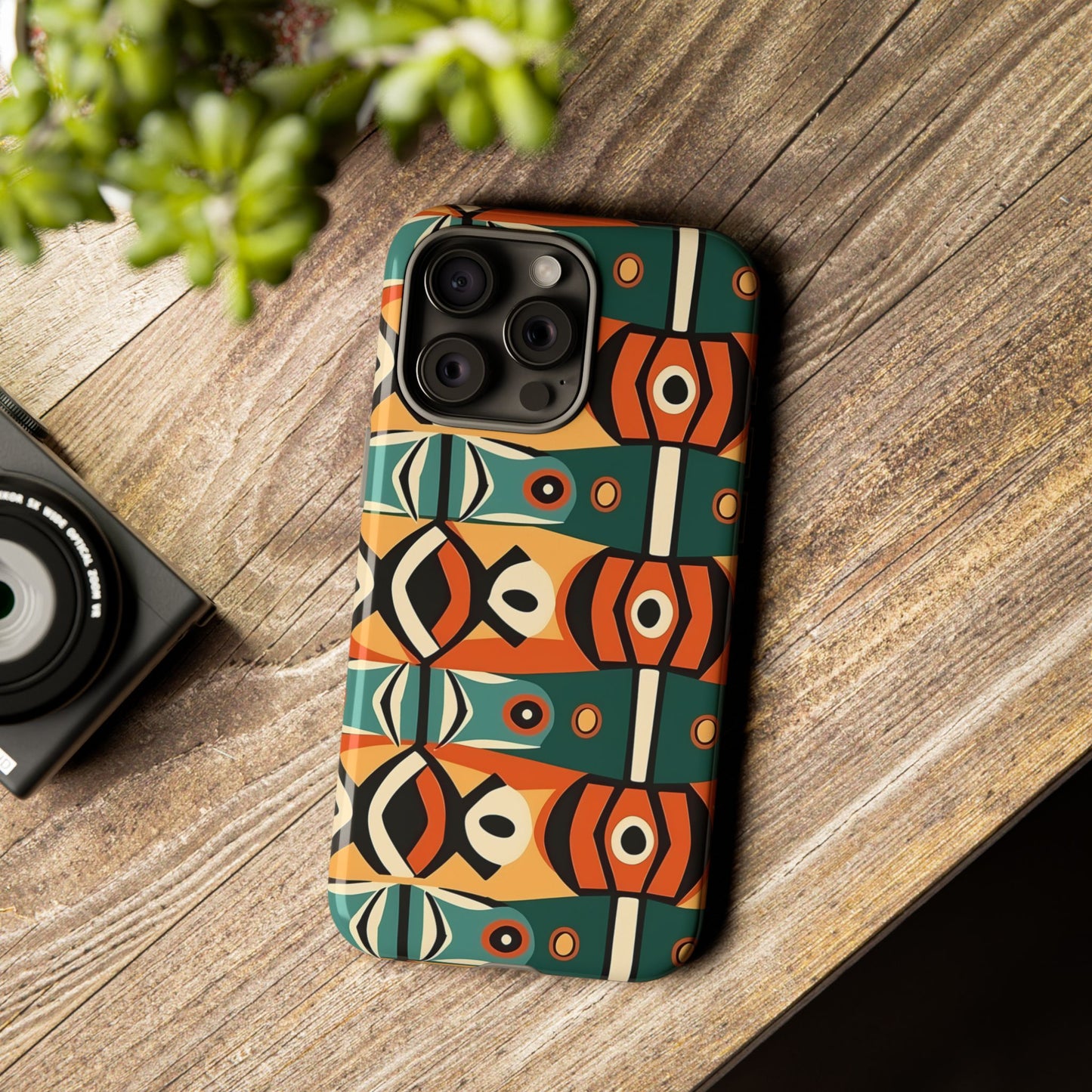 Retro Tribal Tough Case for iPhone®