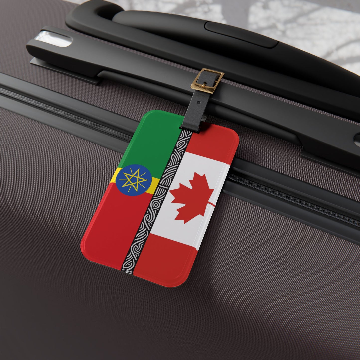 Ethiopia-Canada Diaspora Luggage Tag