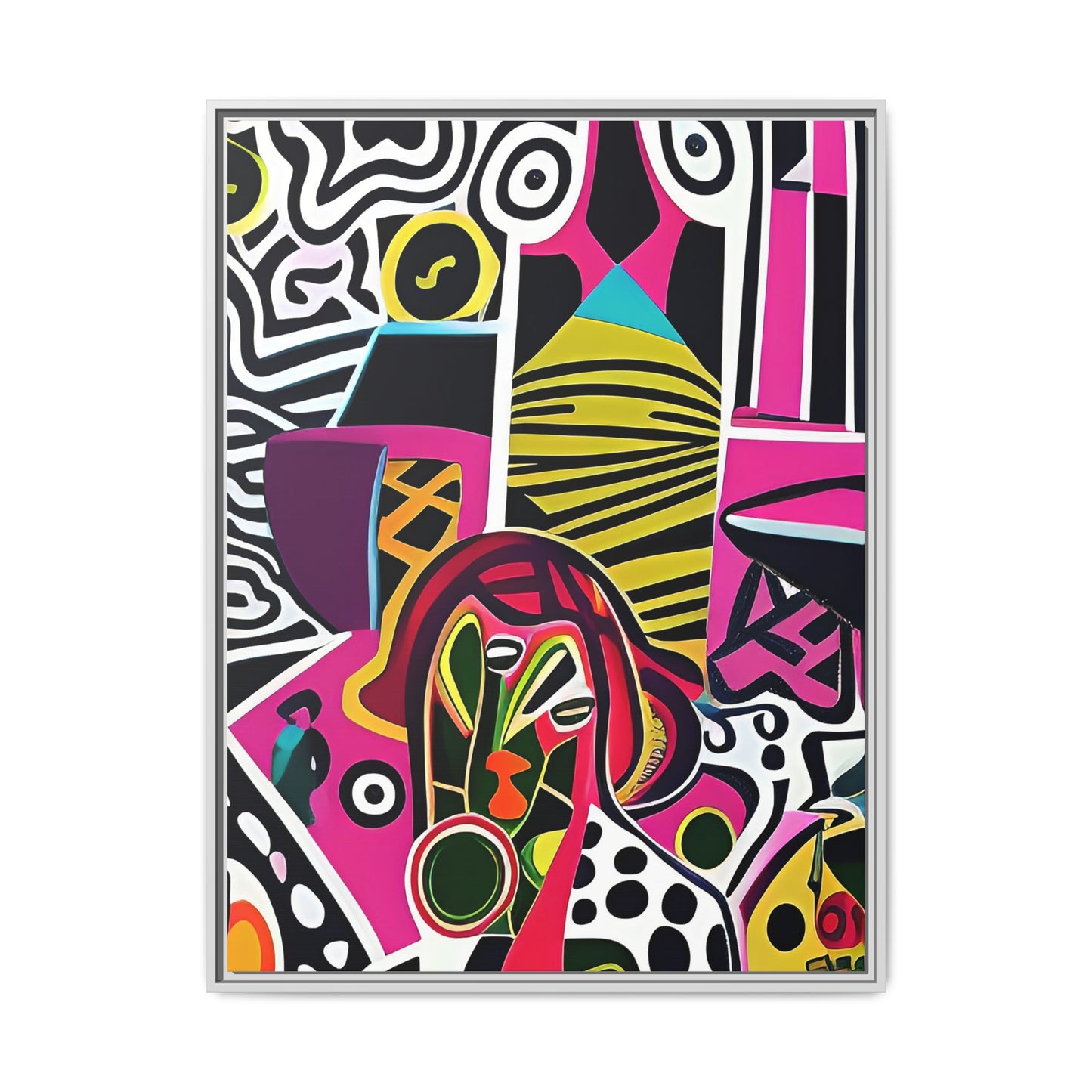 Nzingha Pulse Matte Canvas Wall Art