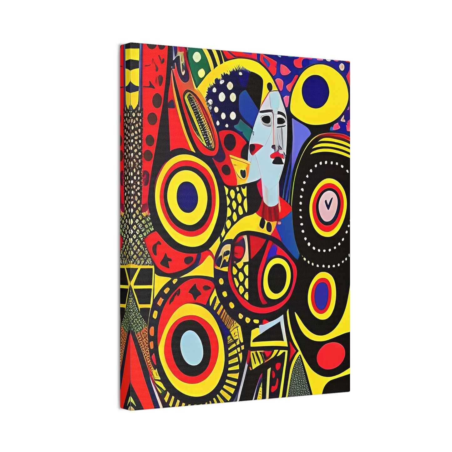 Okira Blaze Stretched Canvas Wall Art