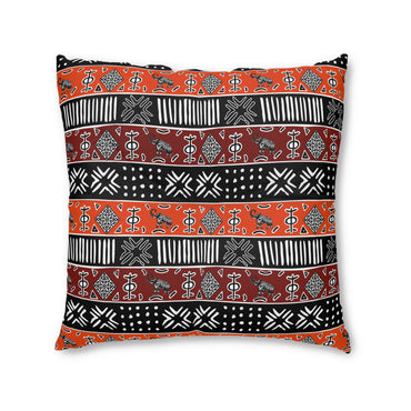 Desert Glyph Bohemian Tufted Floor Pillow
