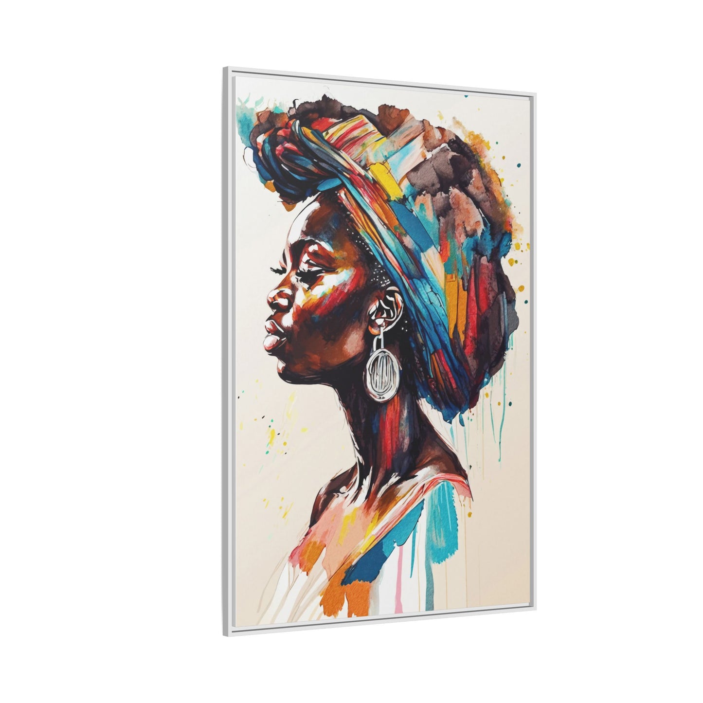 Nyoka Flame Matte Canvas Print