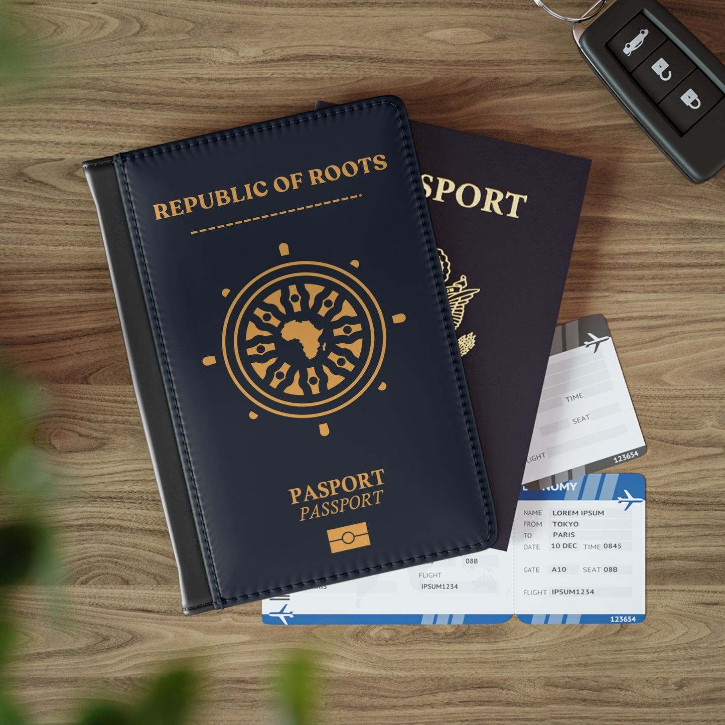 Republic of Roots Passport Cover