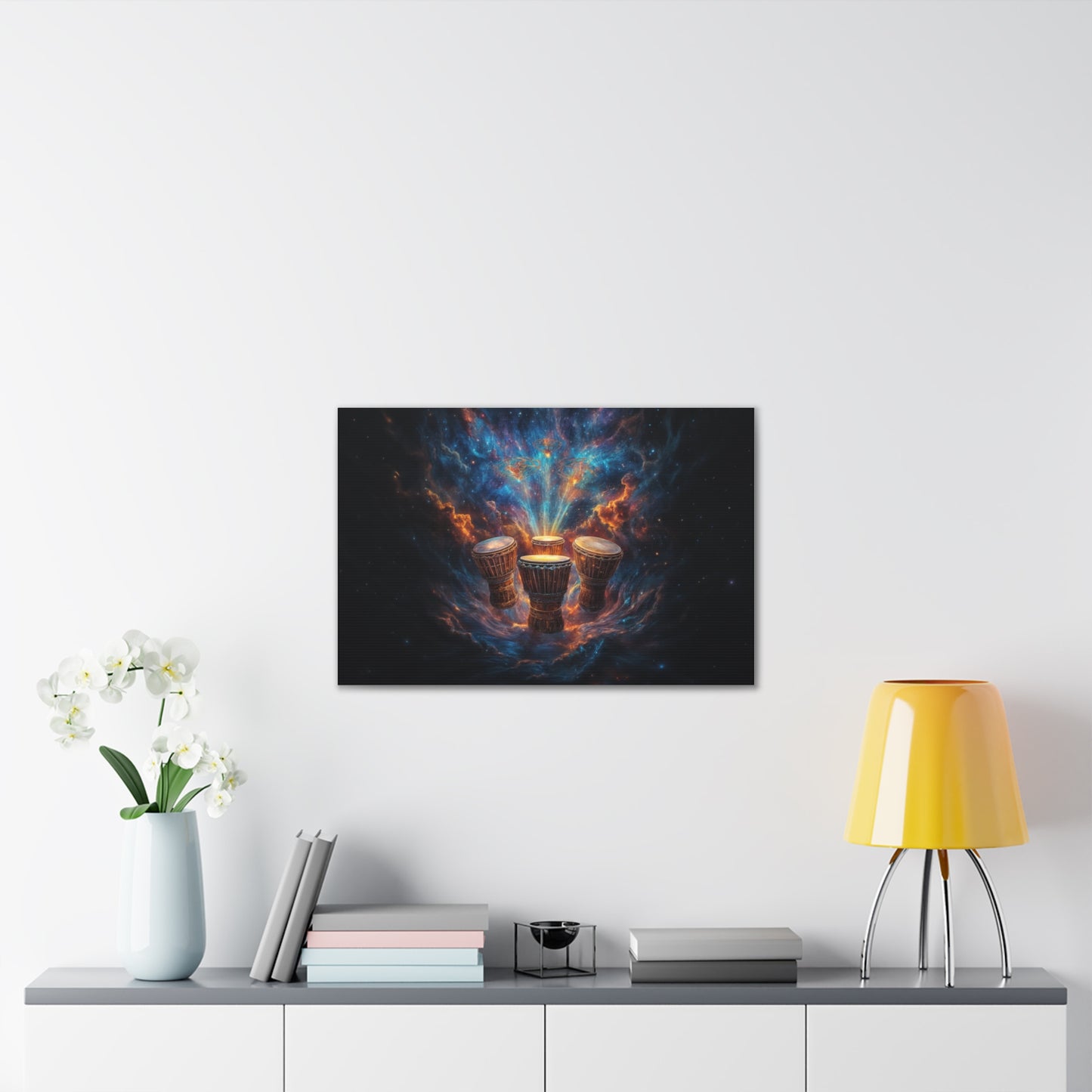 Cosmic Drum Canvas Wall Art