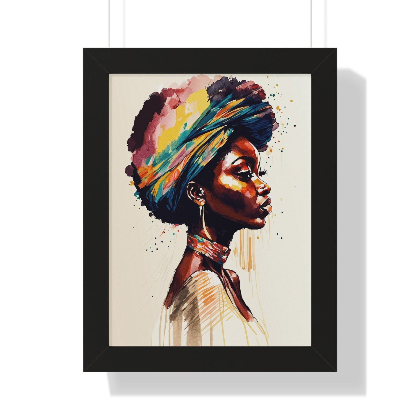 Zamani Bloom Framed Wall Art