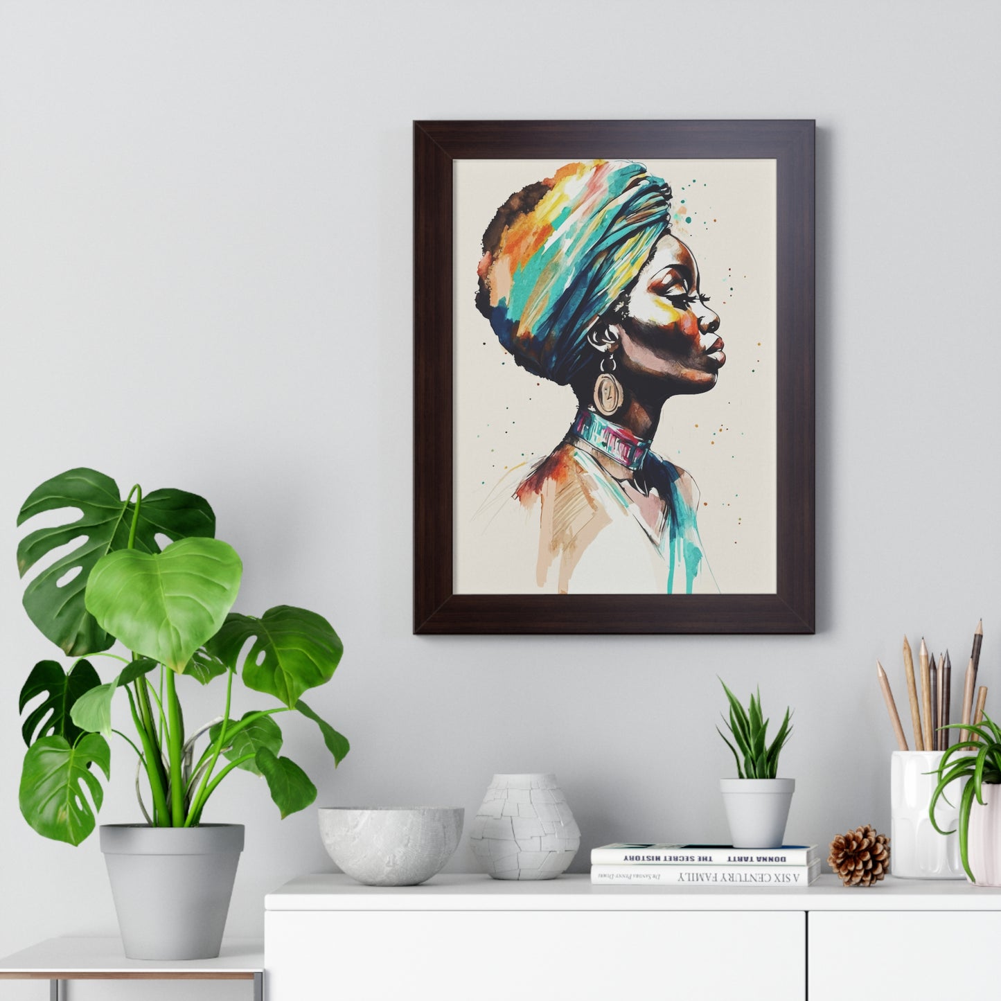 Nile Whisper Framed Wall Art